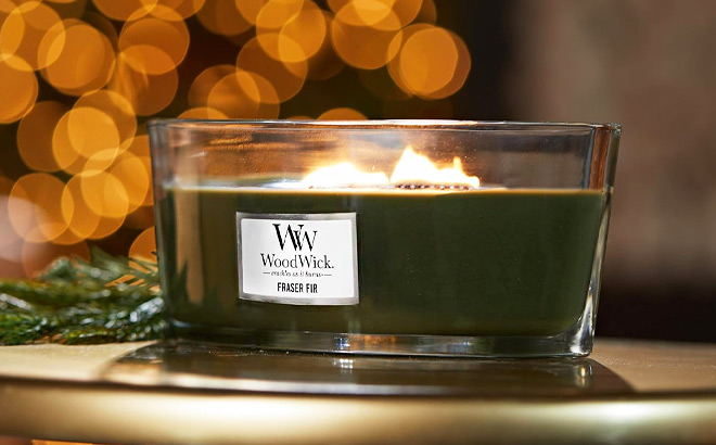 Woodwick Ellipse Frasier Fir Scented Candle