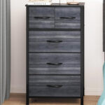 YITAHOME Fabric 5 Drawer Dresser