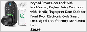 Yamiry Keypad Smart Door Knob Lock Screenshot