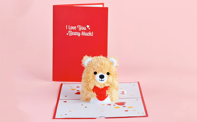 Youre The Beary Best Plushpop Card