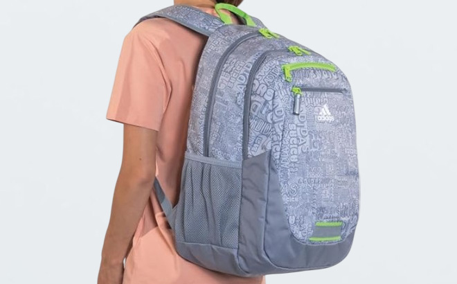 a Person Wearing Adidas Foundation 6 Backpack 1