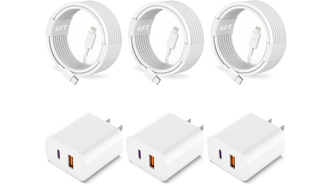 iPhone Charger 3 Pack