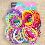 Goody Kids 60 Count Hair Ties on a Table