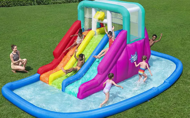 H2OGO Triple Splash Kids Inflatable Water Park