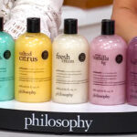 Philosophy Shower Gel 5 Pack on a Table