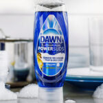 Dawn Platinum Plus 13 6 Ounce Liquid Dish Soap Squeeze Bottle on a Table