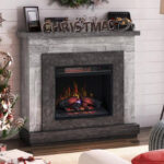 Electric Fireplace Wall Mantel