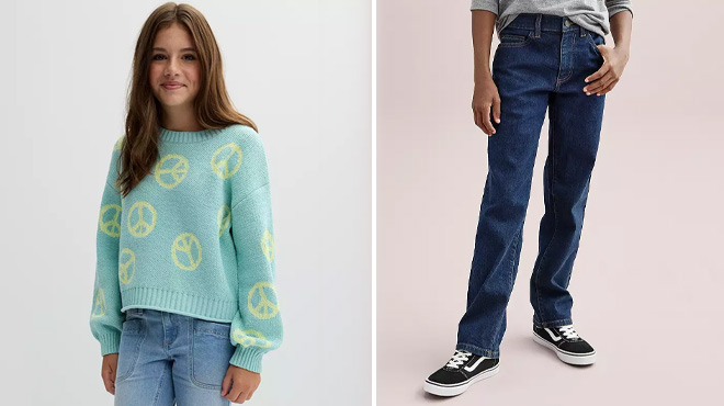 Kids Sweaters and Jeans