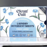 Cleancult Laundry Detergent Sheets in Fresh Linen Scent