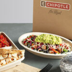 Chipotle Meal Next To a Chipotle Bag