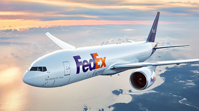 FedEx Plain in the Sky