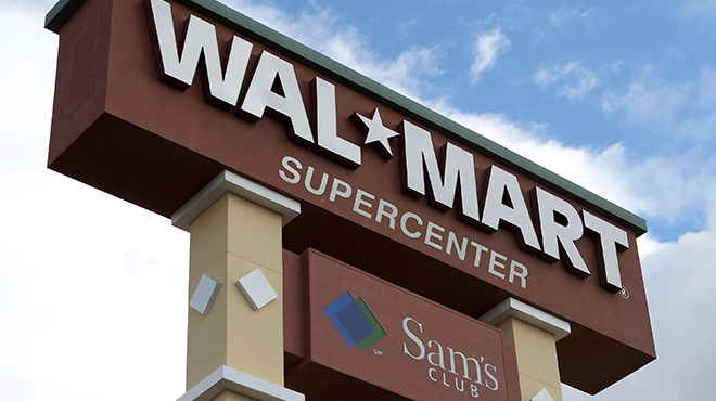 Walmart and Sams Club Sign