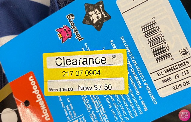 Clearance Tag at Target