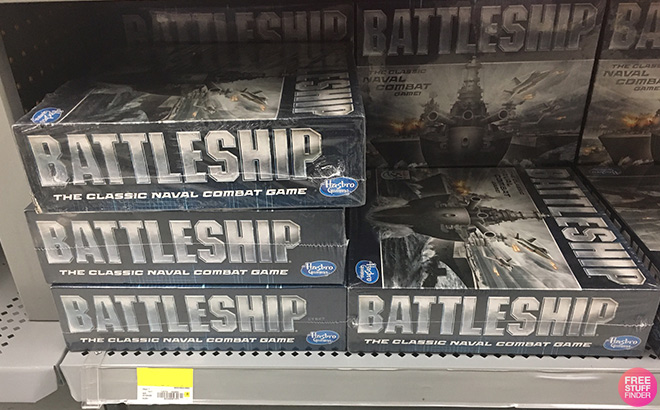 Battleship Board Game on a Shelf