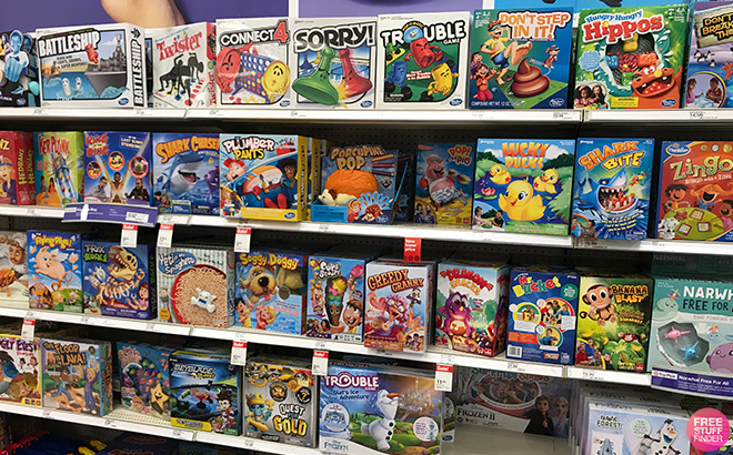 Board Games in a Store