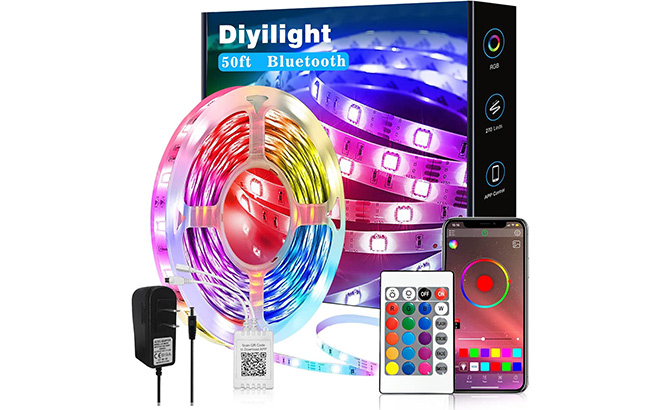 Color Changing Led Strip Lights 50 Feet