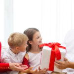 Grandparents Getting Gifts From Grandchildren