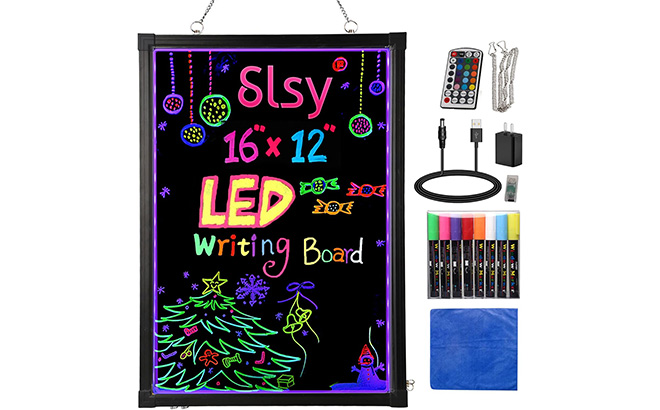 Illuminated LED Message Writing Board