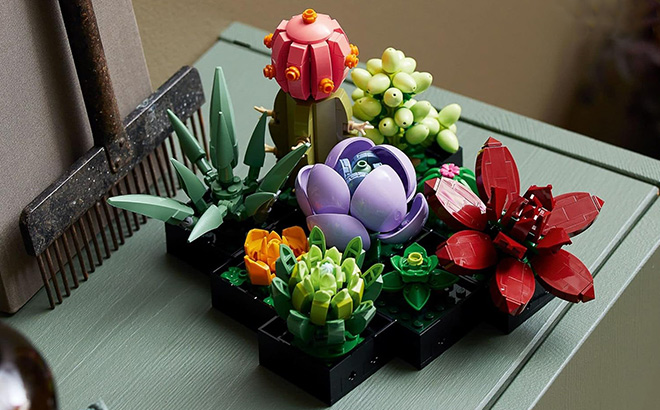 LEGO Icons Succulents Artificial Plant Set