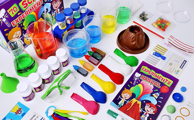 Science Kit With 70 Lab Experiments