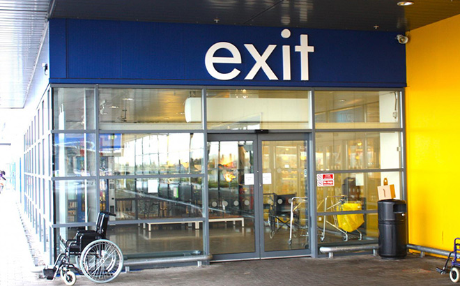 Exit at Ikea