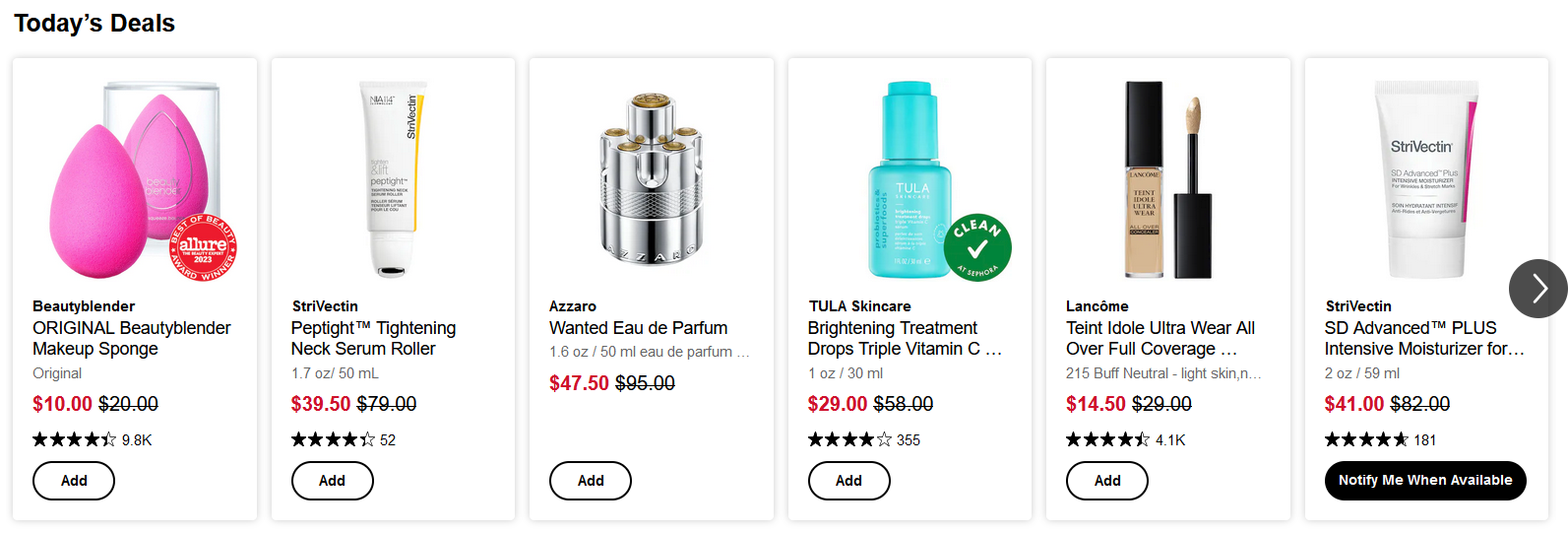 Sephora Beauty Deals